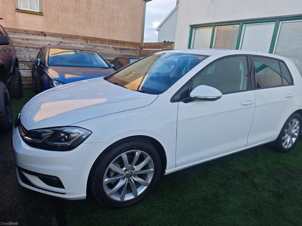 Volkswagen Golf Hatchback, Petrol, 2018, White