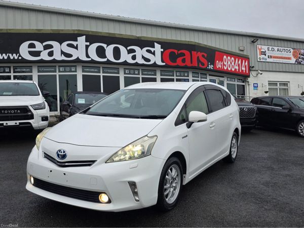 Toyota Prius MPV, Petrol Hybrid, 2013, White