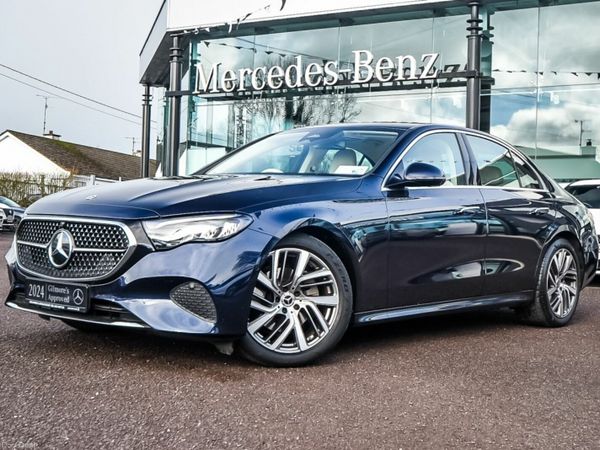 Mercedes-Benz E-Class Saloon, Diesel Hybrid, 2024, Blue