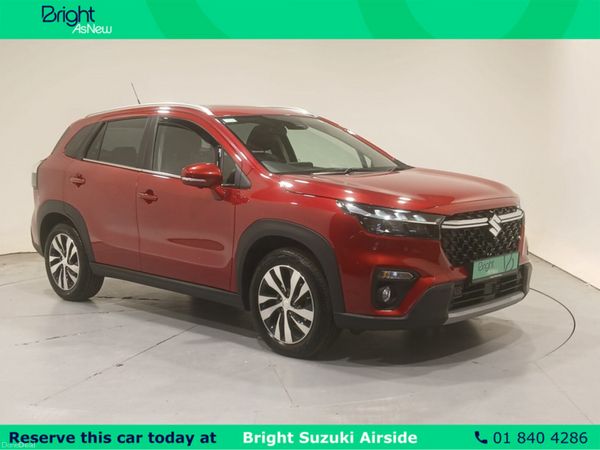 Suzuki SX4 S-Cross SUV, Petrol Hybrid, 2024, Red