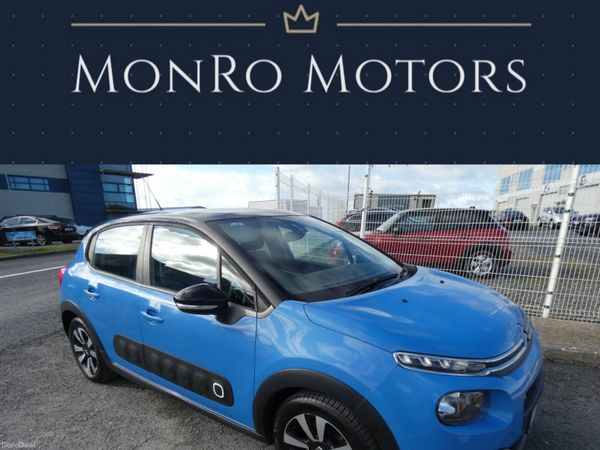 Citroen C3 Hatchback, Petrol, 2017, Blue