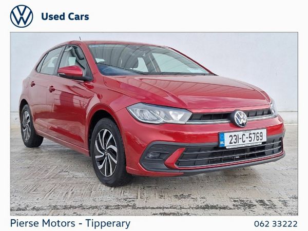 Volkswagen Polo Hatchback, Petrol, 2023, Red