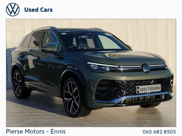 Volkswagen Tiguan SUV, Petrol Hybrid, 2025, Green