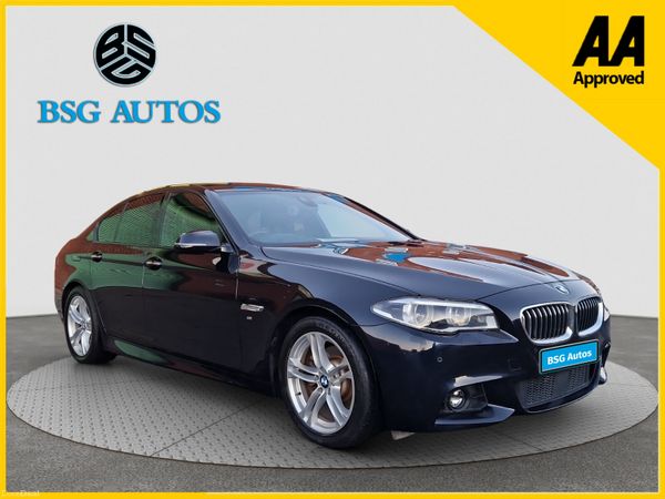 BMW 5-Series Saloon, Diesel, 2016, Black