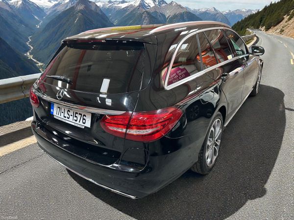 Mercedes-Benz C-Class Estate, Petrol Plug-in Hybrid, 2017, Black