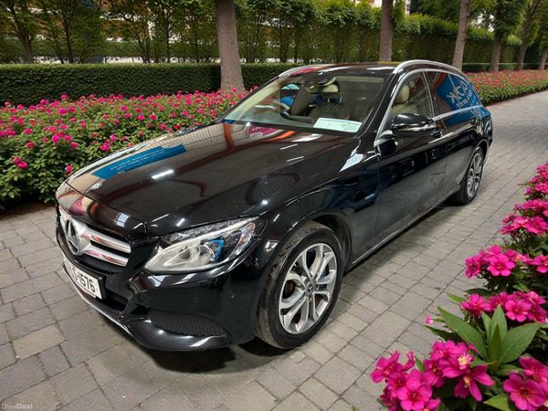 Mercedes-Benz C-Class Estate, Petrol Plug-in Hybrid, 2017, Black