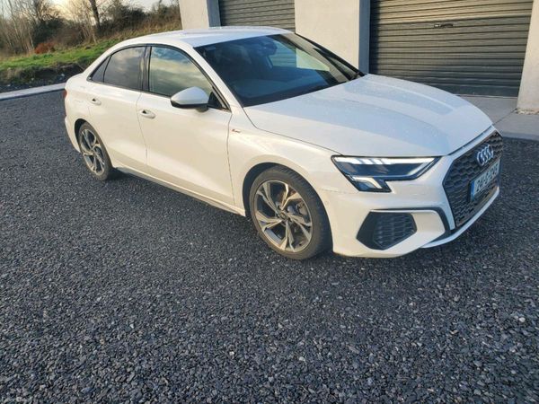 Audi A3 Saloon, Petrol Hybrid, 2024, White