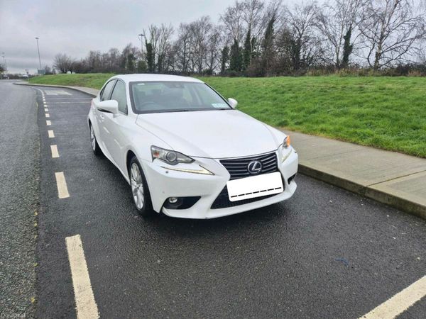 Lexus IS Saloon, Petrol Hybrid, 2015, White