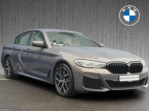 BMW 5-Series Saloon, Petrol Plug-in Hybrid, 2021, Grey