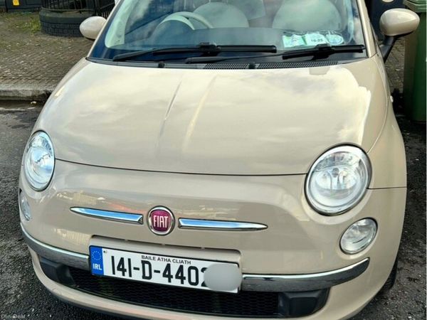 Fiat 500 Hatchback, Petrol, 2014, Silver