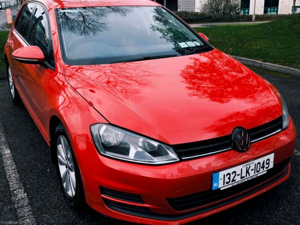 Volkswagen Golf Hatchback, Diesel, 2013, Red