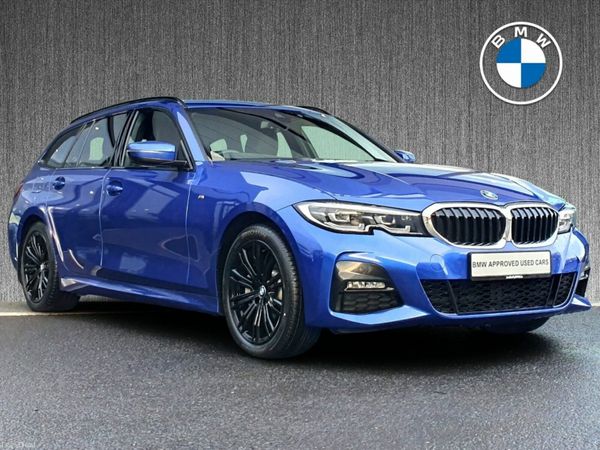 BMW 3-Series Estate, Petrol Plug-in Hybrid, 2020, Blue