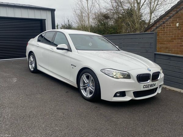 BMW 5-Series Saloon, Diesel, 2016, White