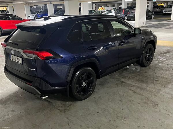 Toyota RAV4 SUV, Petrol Hybrid, 2021, Blue