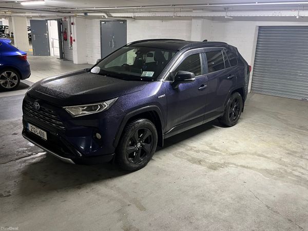 Toyota RAV4 SUV, Petrol Hybrid, 2021, Blue