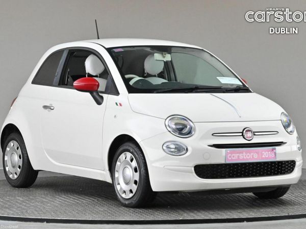 Fiat 500 Hatchback, Petrol, 2018, White
