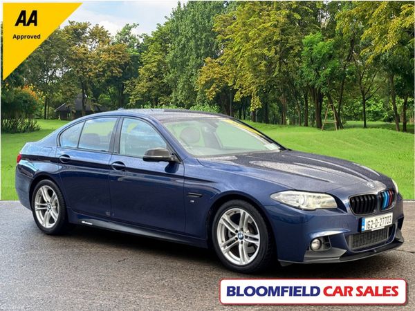 BMW 5-Series Saloon, Diesel, 2016, Blue