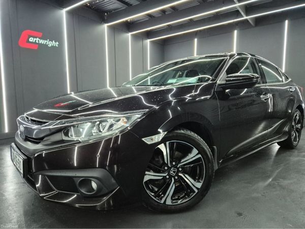 Honda Civic Saloon, Petrol, 2020, Black