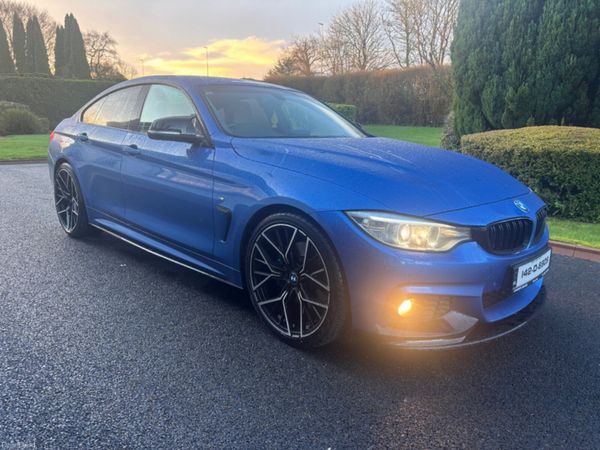 BMW 4-Series Saloon, Diesel, 2014, Blue