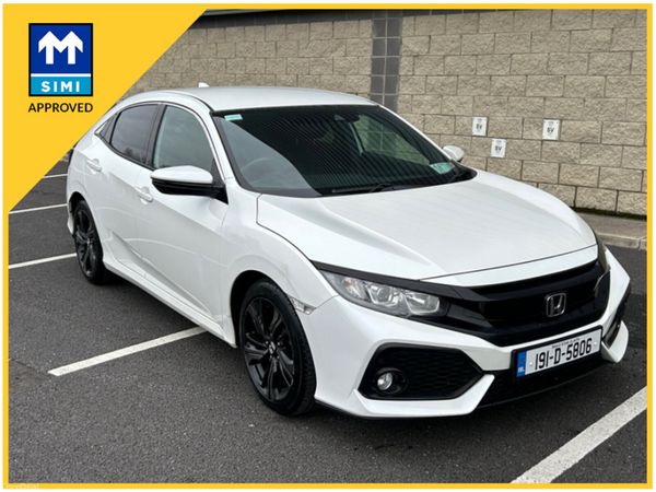 Honda Civic Hatchback, Petrol, 2019, White