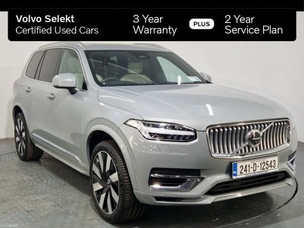 Volvo XC90 SUV, Petrol Plug-in Hybrid, 2024, Grey