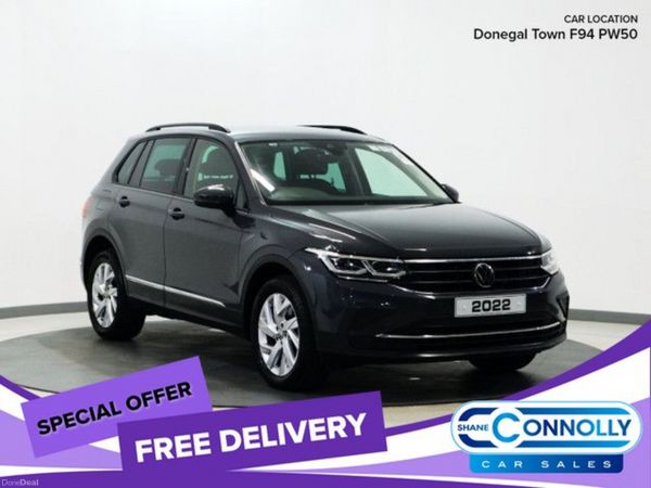 Volkswagen Tiguan SUV, Petrol Hybrid, 2022, Grey