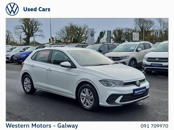 Volkswagen Polo Hatchback, Petrol, 2023, White