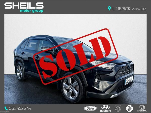 Toyota RAV4 SUV, Petrol Hybrid, 2022, Black