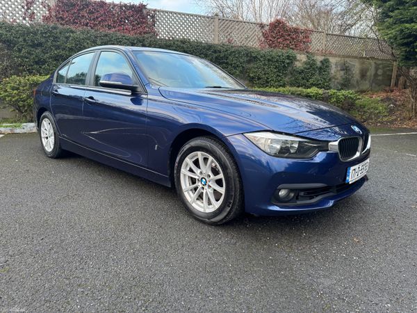 BMW 3-Series Saloon, Petrol Hybrid, 2017, Blue