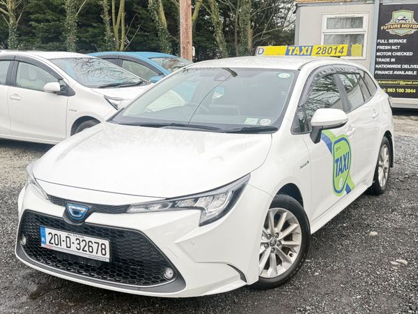 Toyota Corolla Estate, Petrol Hybrid, 2020, White