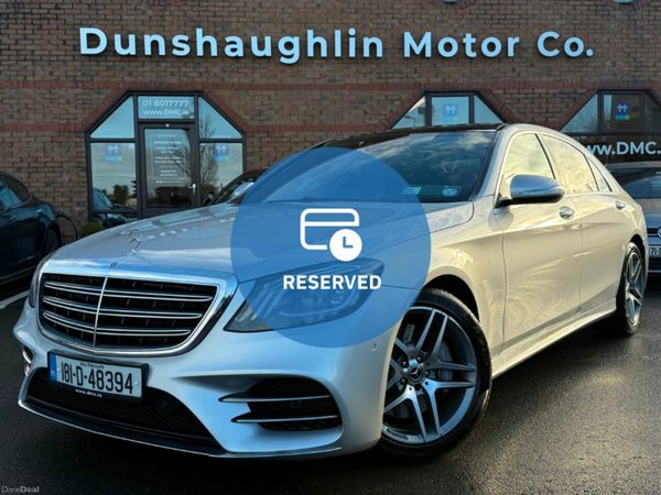 Mercedes-Benz S-Class Saloon, Diesel, 2018, Silver