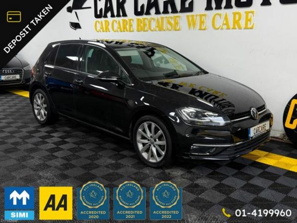 Volkswagen Golf Hatchback, Petrol, 2018, Black