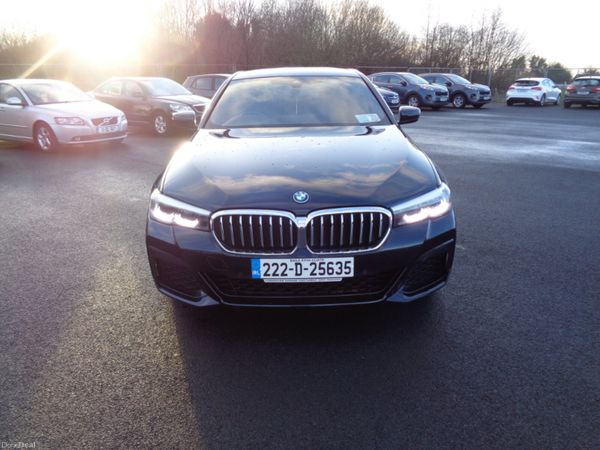 BMW 5-Series Saloon, Petrol Plug-in Hybrid, 2022, Black
