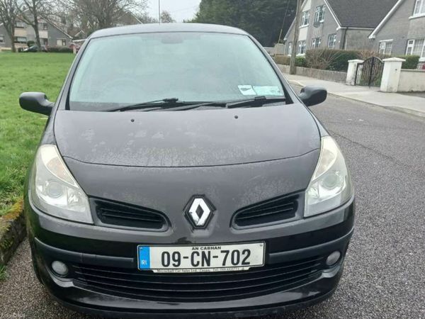 Renault Clio Hatchback, Ethanol Petrol, 2009, Black