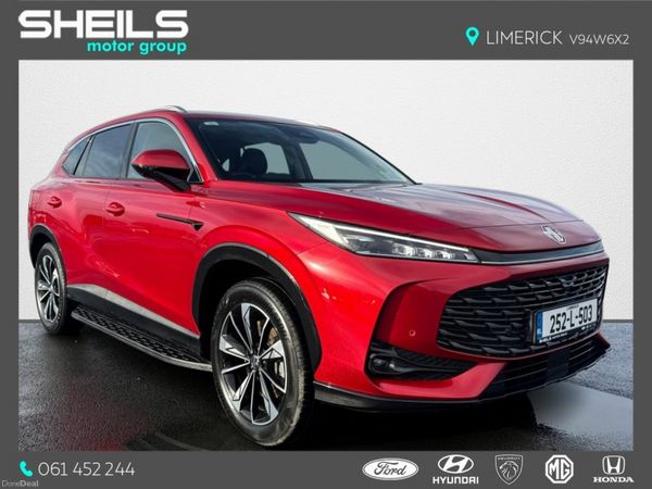 MG HS Hatchback, Petrol Plug-in Hybrid, 2025, Red