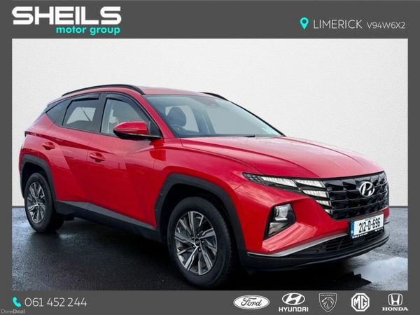 Hyundai Tucson SUV, Petrol Hybrid, 2021, Red