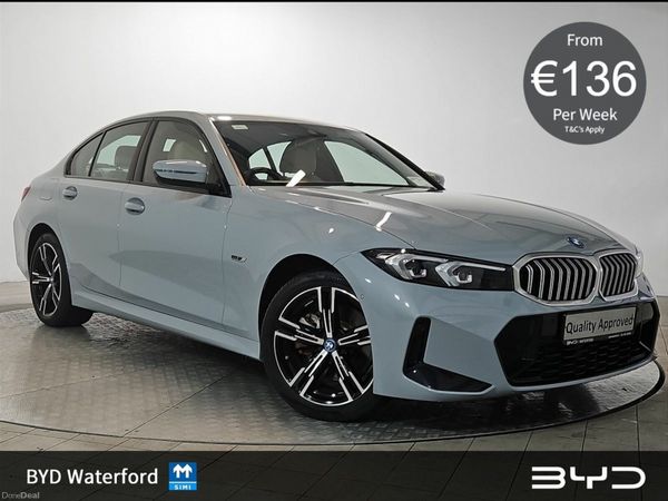 BMW 3-Series Saloon, Petrol Plug-in Hybrid, 2023, Grey