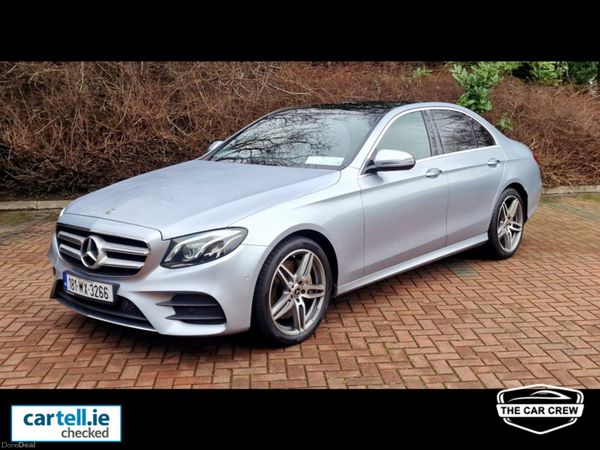 Mercedes-Benz E-Class Saloon, Petrol Hybrid, 2018, Silver