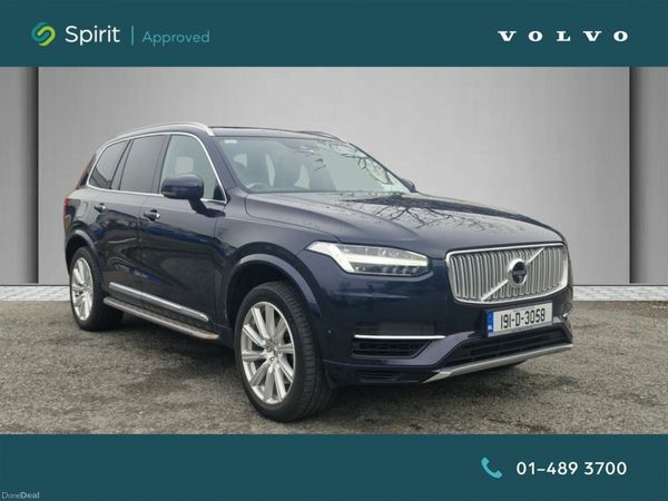 Volvo XC90 SUV, Petrol Plug-in Hybrid, 2019, Blue