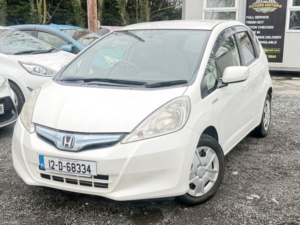Honda Fit Hatchback, Petrol Hybrid, 2012, White