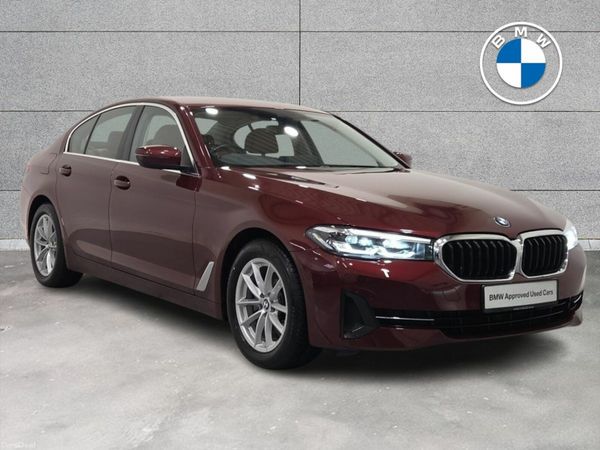 BMW 5-Series Saloon, Diesel Hybrid, 2023, Red
