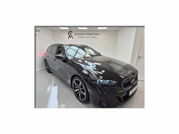 BMW 5-Series Estate, Petrol Plug-in Hybrid, 2025, Black
