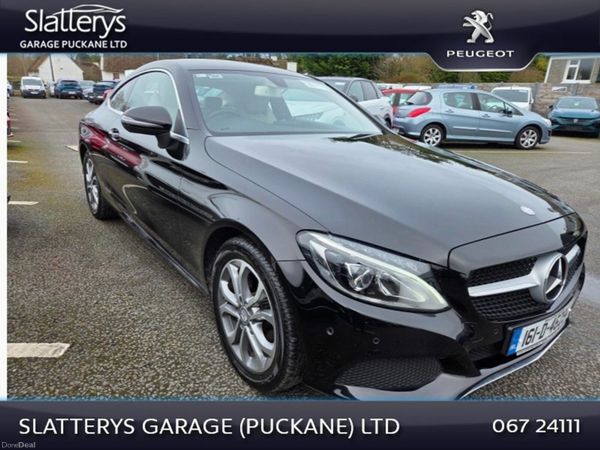 Mercedes-Benz C-Class Coupe, Petrol, 2016, Black