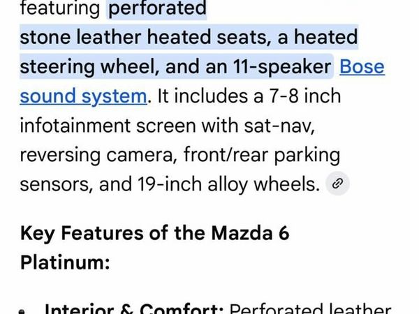 Mazda Mazda6 Saloon, Diesel, 2019, Red