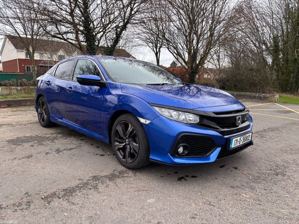 Honda Civic Hatchback, Petrol, 2017, Blue