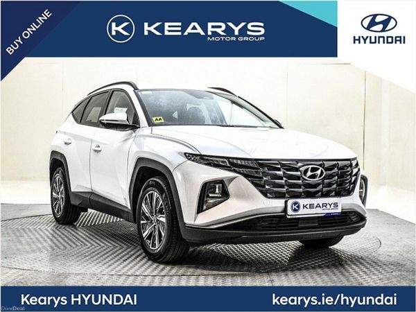 Hyundai Tucson SUV, Petrol Hybrid, 2023, White