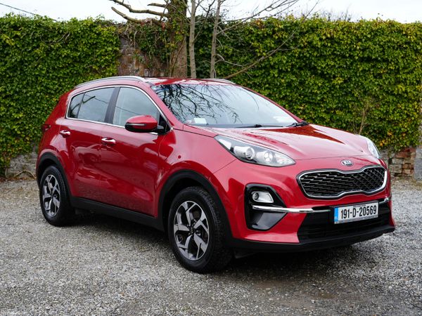 Kia Sportage SUV, Diesel, 2019, Red