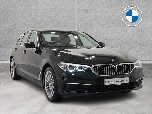 BMW 5-Series Saloon, Petrol Plug-in Hybrid, 2020, Black