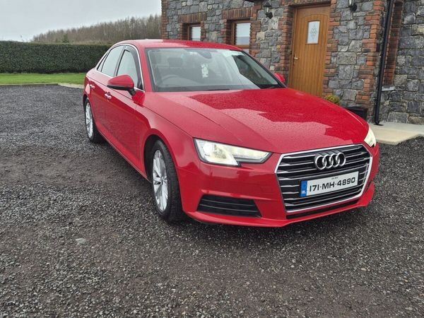 Audi A4 Saloon, Diesel, 2017, Red