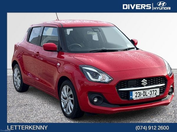 Suzuki Swift Hatchback, Petrol, 2023, Red